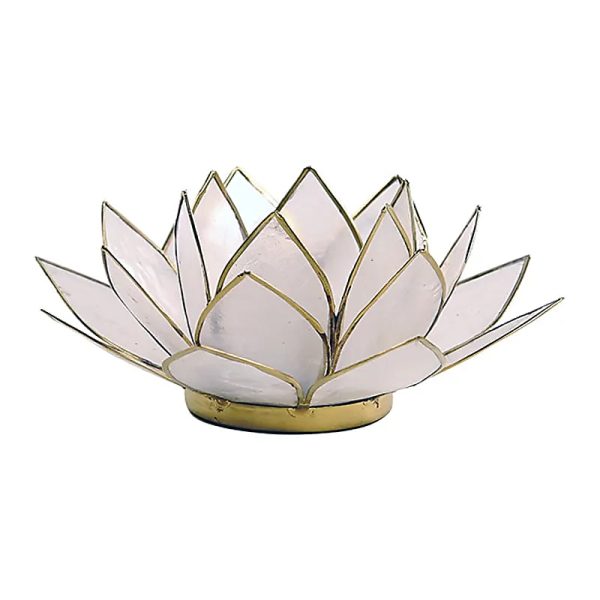 Lotus mood light Naturgoldrand |13,5 cm