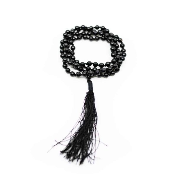 Edelsteine Mala Schwarzer Turmalin | 108 Perlen