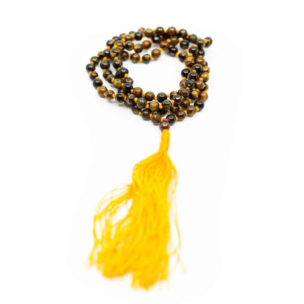 Edelsteine Mala Tigerauge | 108 Perlen