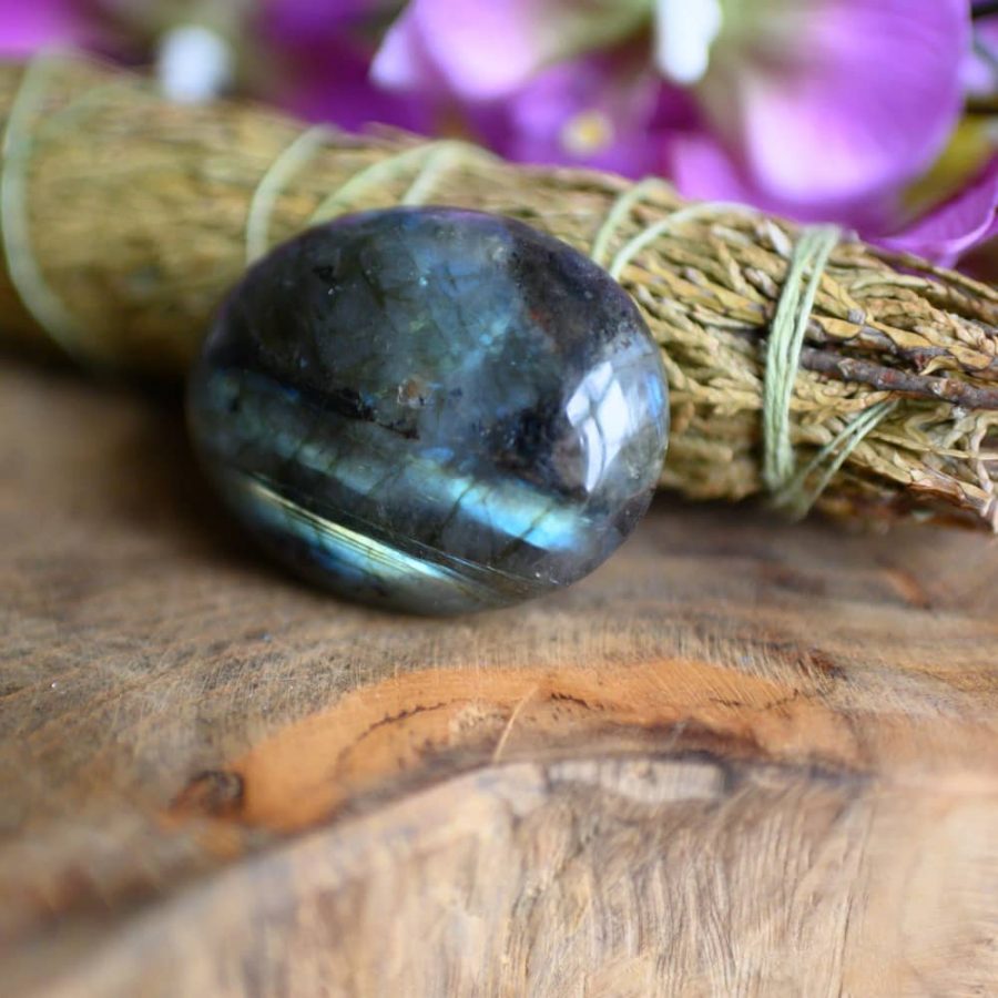 Jumbo Edelsteen Labradoriet Extra Groot – Bild 3