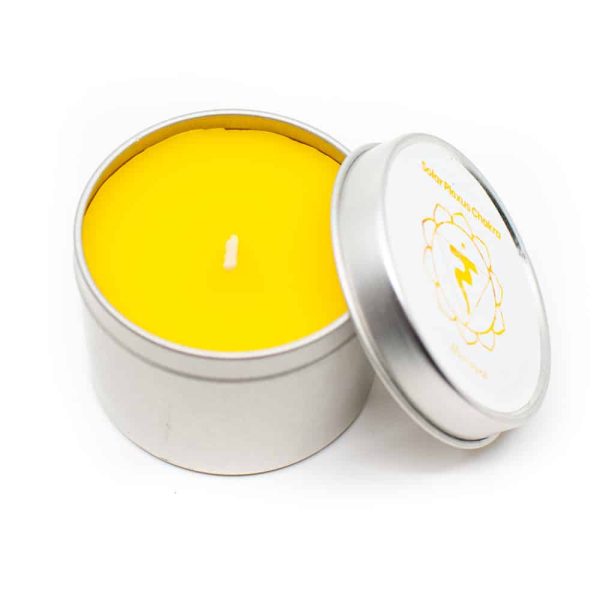 Natuurlijke Geurkaars in blik 3e Chakra | Musk
