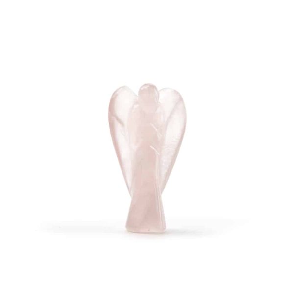 Edelstein Engel Rosenquarz (50 mm)