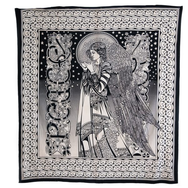 Authentischer Wandteppich Baumwolle Engel (240 x 210 cm)