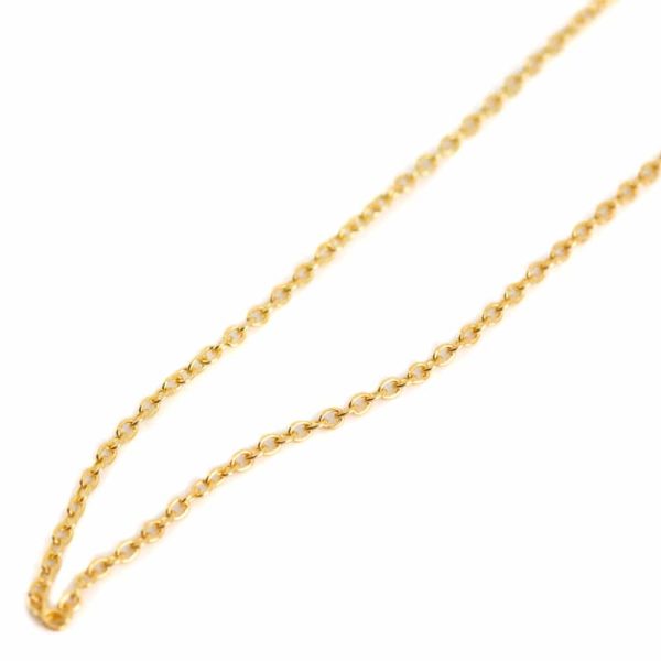 Halskette Gold 925 Silber vergoldet (45 cm)