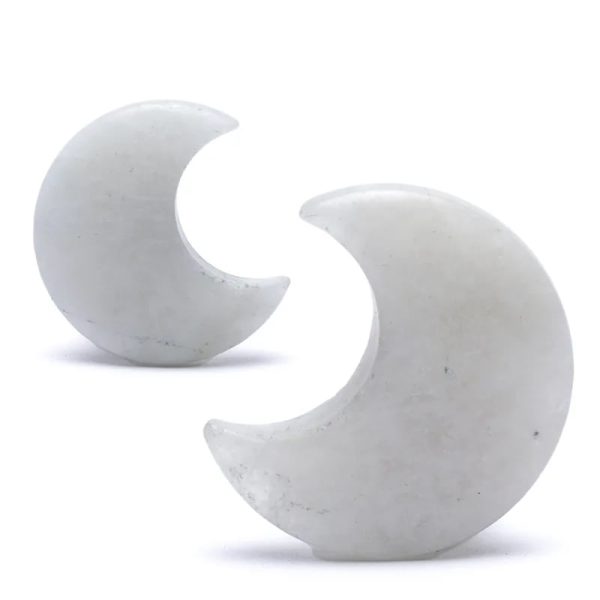 Mondförmiger Edelstein Mondstein | 4cm