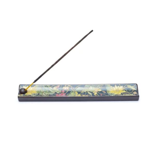 Keramik-Räucherstäbchenhalter Lotus-Teich | 22.5cm