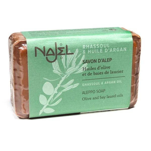 Najel Aleppo-Seife mit Rhassoul und Arganöl | 100g