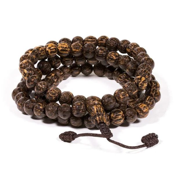 Mala Kokosnuss 108 Perlen | 0,8 cm