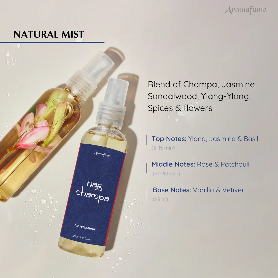 Luchtverfrisser Spray | Aromafume Nag Champa 100 ml – Bild 5