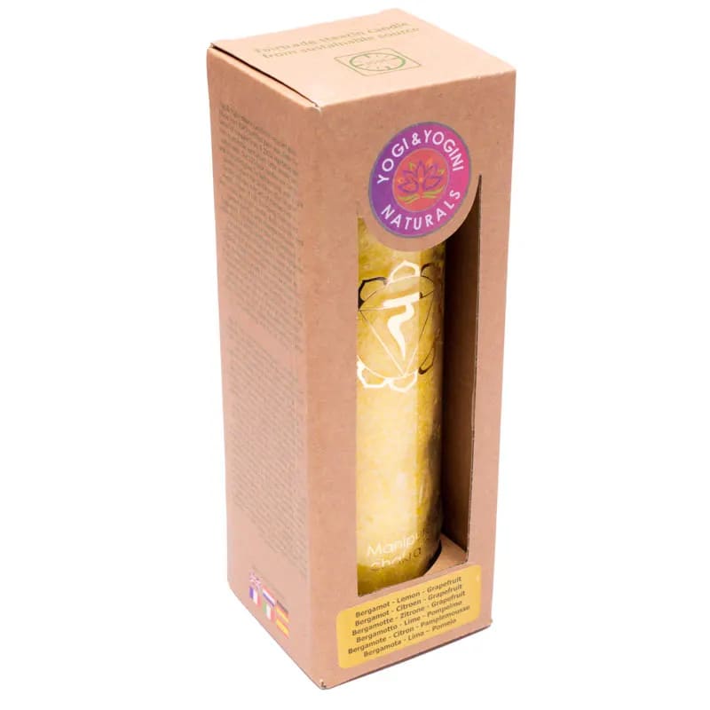 Geurkaars | 3e Chakra Manipura (100 uur) – Bild 2