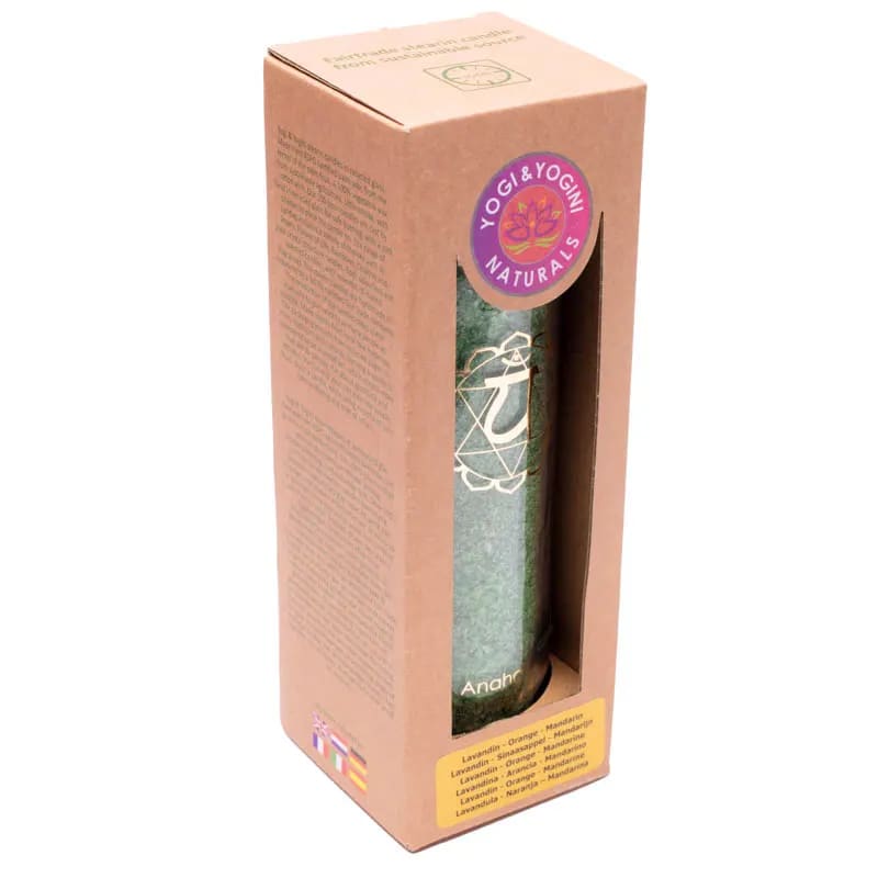 Geurkaars | 4e Chakra Anahata (100 uur) – Bild 2