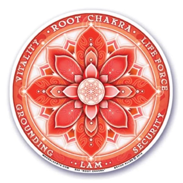 Fensteraufkleber 1. Chakra | 10,5 cm