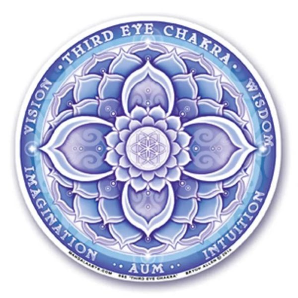 Fensteraufkleber 6. Chakra | 10,5 cm