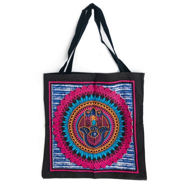 Tragetasche Baumwolle | Hamsa Hand (45 cm)