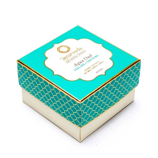 Pitta aqua oud geurkaars met 2 lonten in pot | 200 g – Bild 3