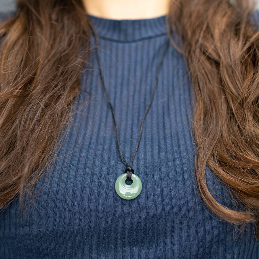 Edelsteen Donut Groene Aventurijn (20 mm) – Bild 3