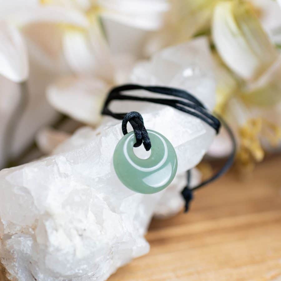 Edelsteen Donut Groene Aventurijn (20 mm) – Bild 2