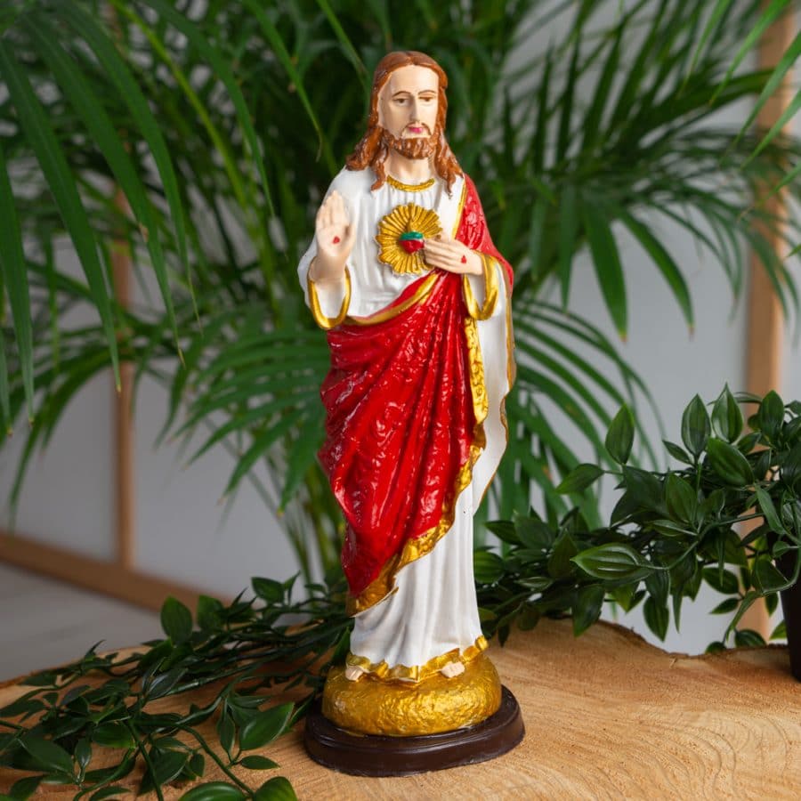 Beeld van Heilig Hart Jezus Christus (30 cm) – Bild 3