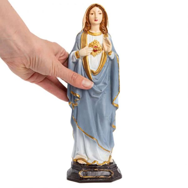 Beeld van Moeder Maria Heilig Hart | Handgeschilderd (27cm) – Bild 3