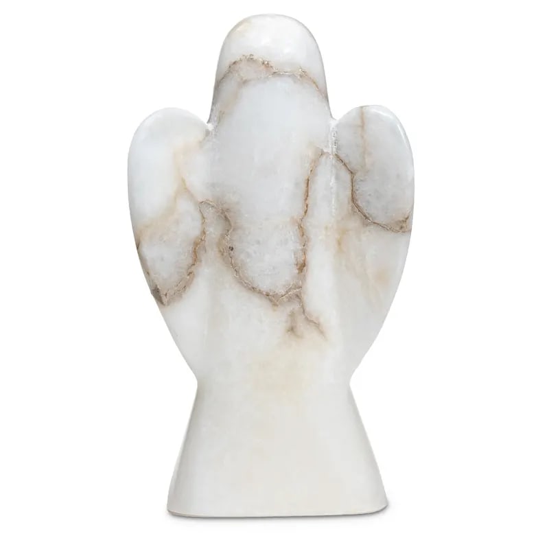 Engelbeeldje marmer wit | 552 g; ±13.5 cm – Bild 3