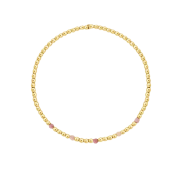 Armband aus Edelstahl Pink & White Collection Pink