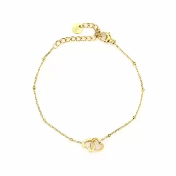 Armband Herzen Goldplattiert