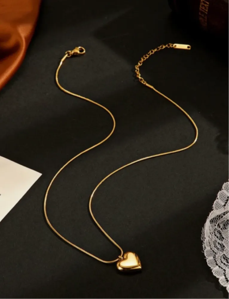 Ketting Hart Gold Plated – Bild 3