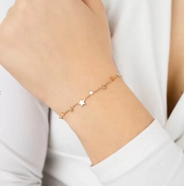 Armband Sterren Gold Plated – Bild 2