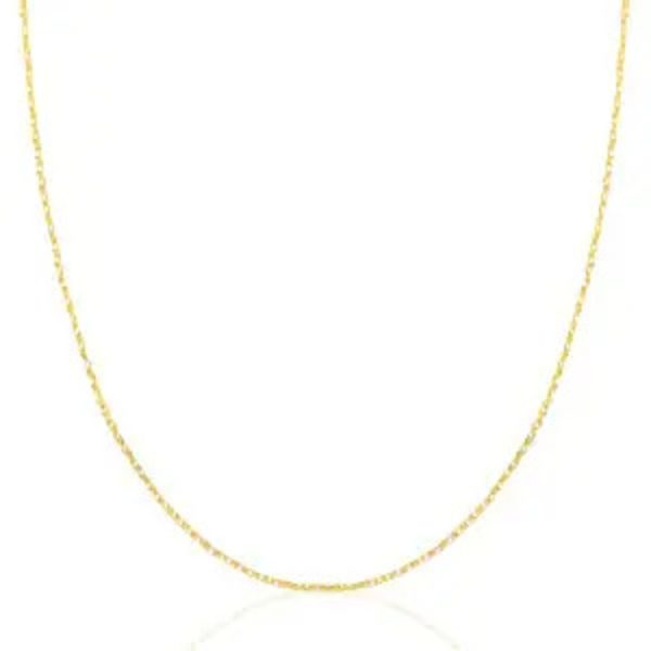 Halskette Edelstahl 14k Überzug Gold Farbe