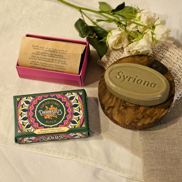 Orient Scent Aleppo Seife, Olive & Lorbeer 100% profitiert gespendet Damaskus (Damaskus Rose)