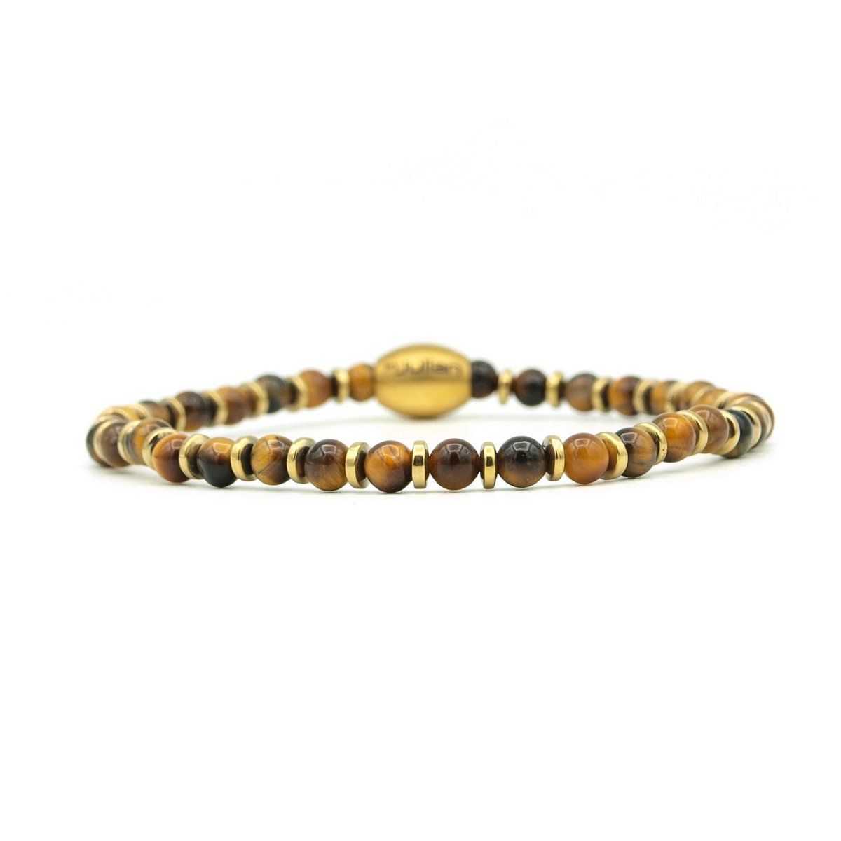 Empat dua tiger eye 16 cm Handgelenk Größe (XS|Damen), Gold