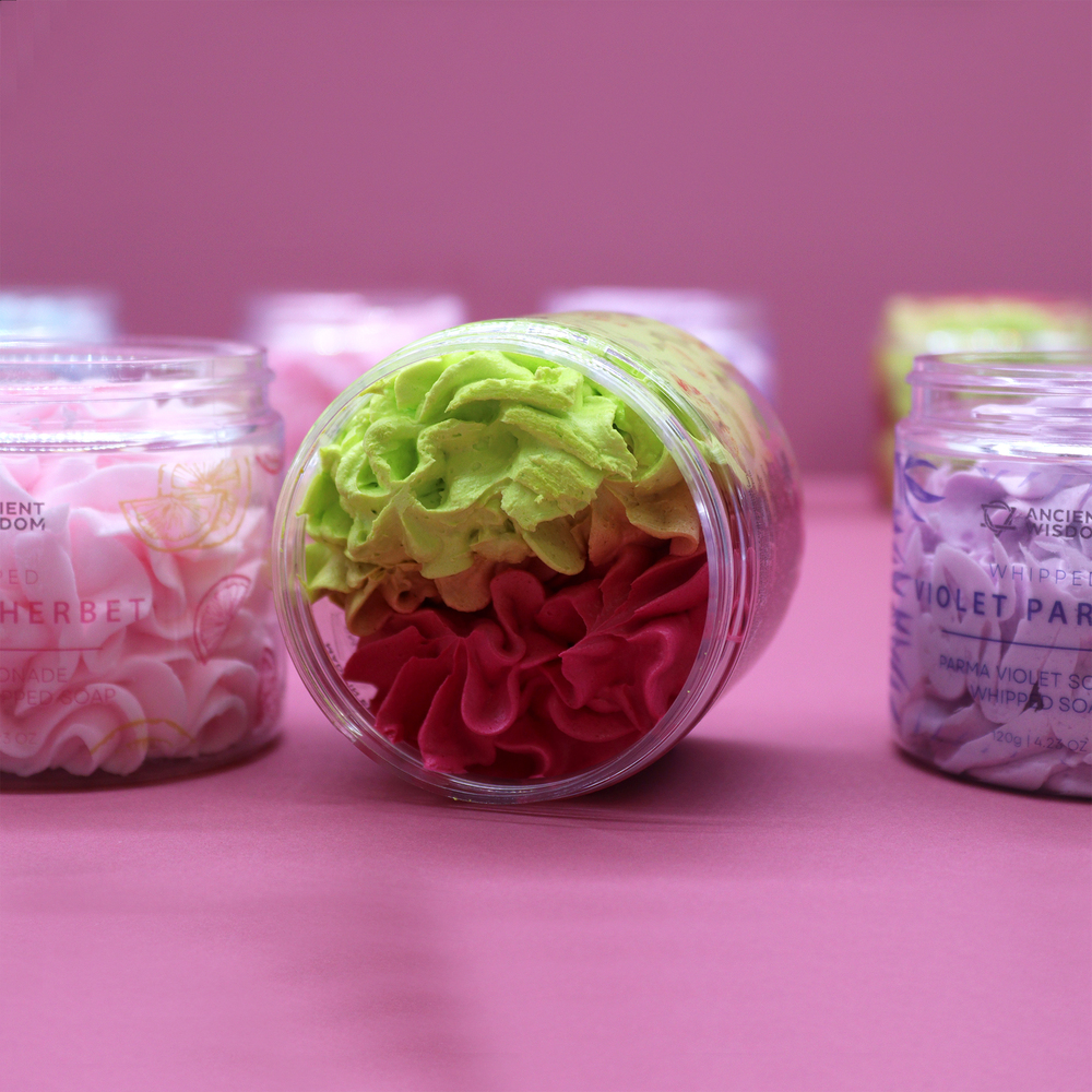 Aardbei & Kiwi slagroomzeep 120g – Bild 3