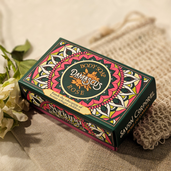 Orient Scent Aleppo Soap, Olive & Laurel 100% profit donated Damascus (Damascus Rose) – Bild 2