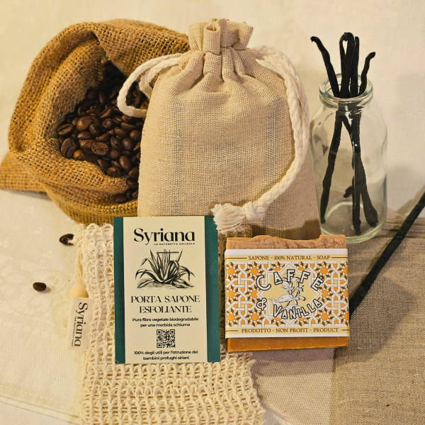 Cold|processed 100% natural soap, 100% profit donated Vanilla and Coffee – Bild 4