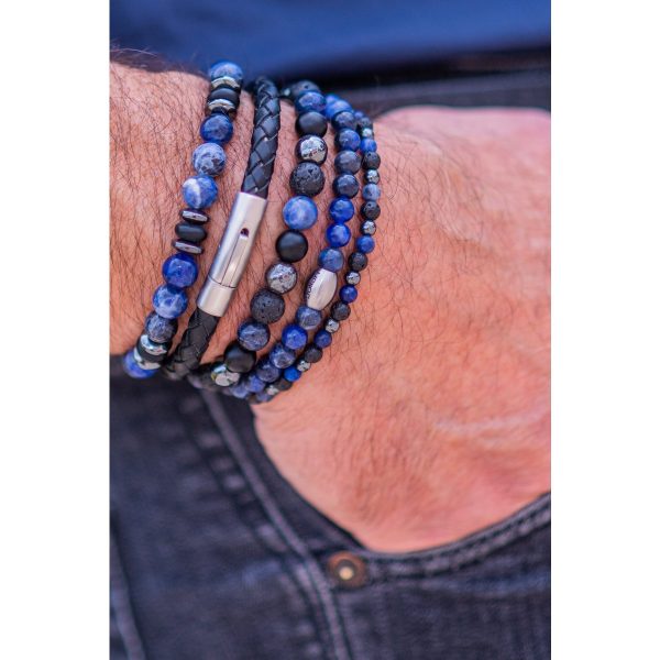 Empat mix blue and black 19 cm wrist size (L) – Bild 3