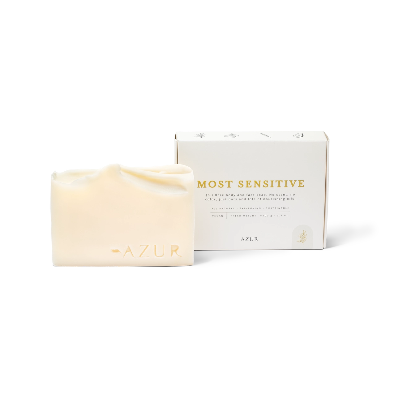 MOST SENSITIVE | body & face bar | natural
