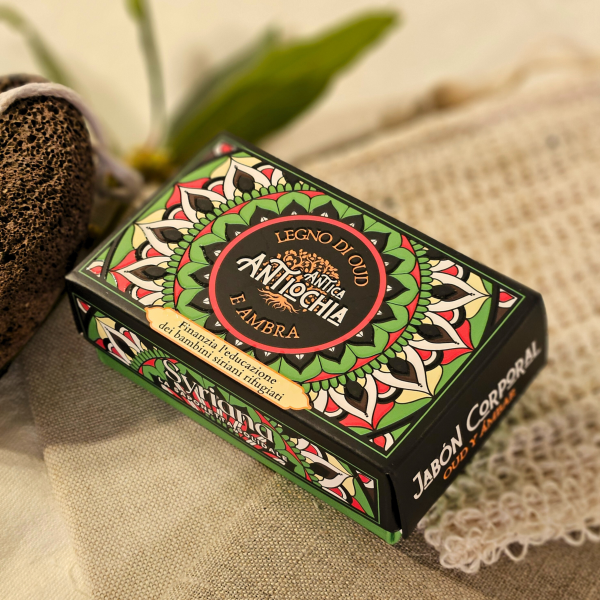 Orient Scent Aleppo Soap, Olive & Laurel 100% profit donated Antiochia (Oud & Amber) – Bild 2