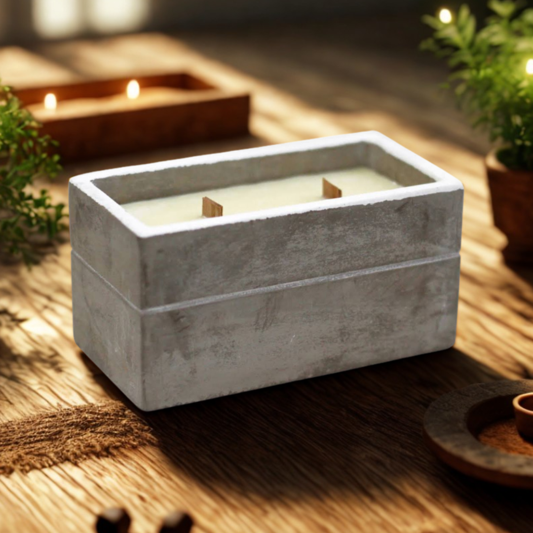 Grote betonnen sojakaars | gekruide Zuidzeekalk – Bild 2