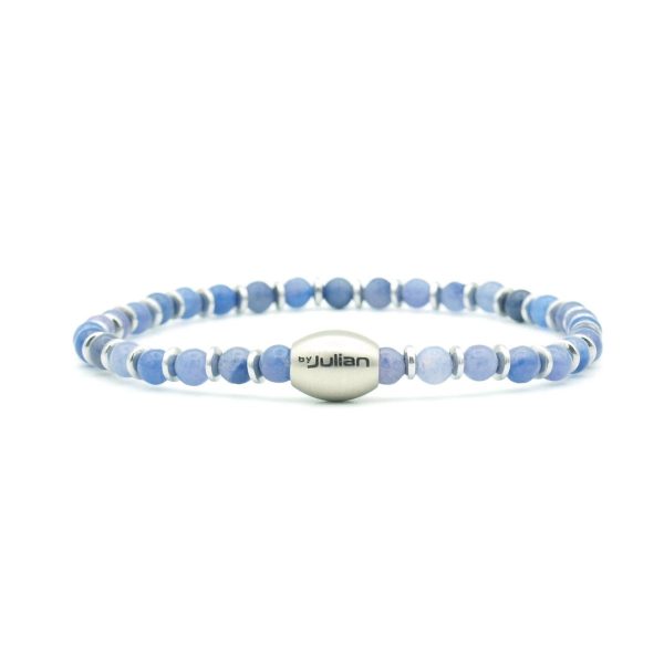 Empat dua blauwe kwarts 16 cm wrist size (XS|Ladies), Gold – Bild 4