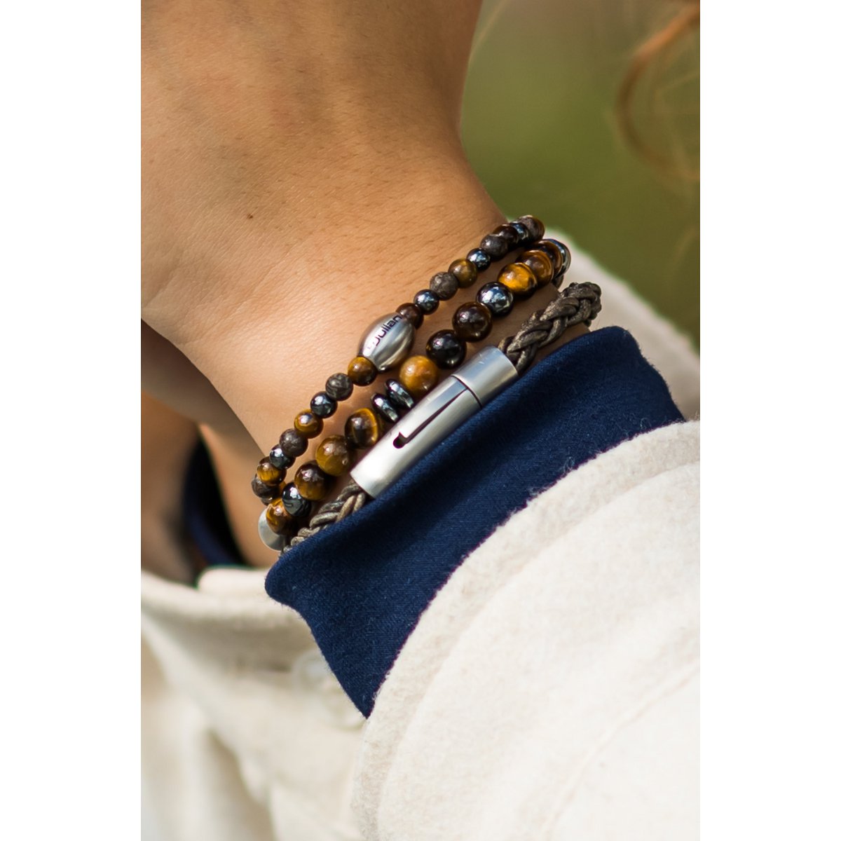 Empat mix brown 18 cm wrist size (M) – Bild 4