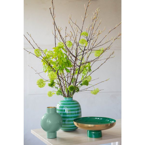 Metalen Vaas Klein Zee Groen 18x24cm – Bild 5