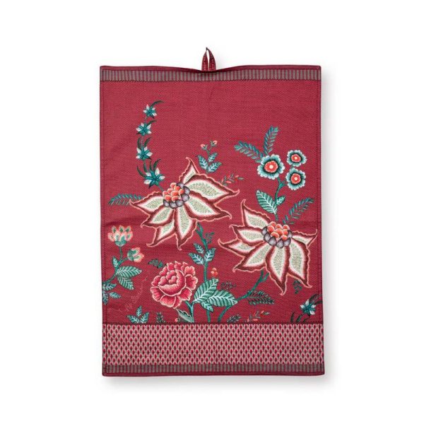 Geschirrtuch Flower Festival Dunkelrosa 50x70cm