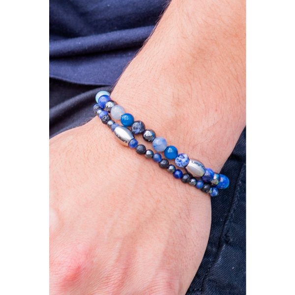Empat mix blue and black 19 cm wrist size (L) – Bild 4