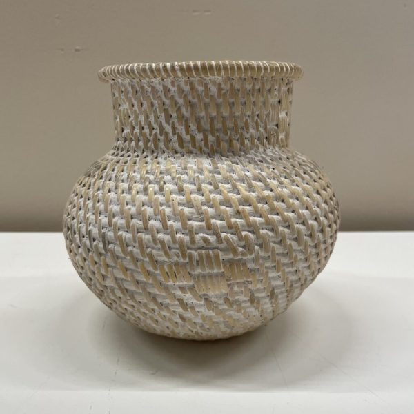 Vase Rattan Glühbirne Mini