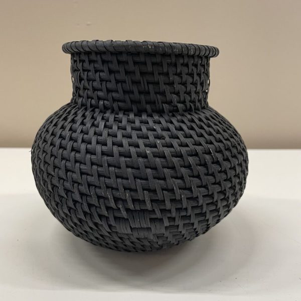 Vase Rattan Glühbirne Mini