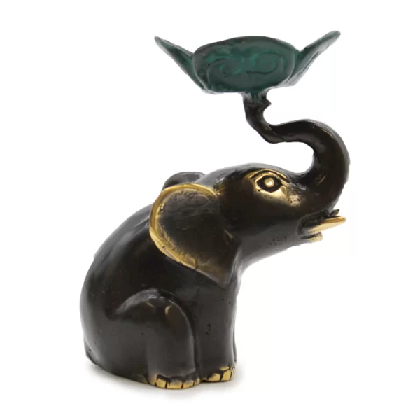 Kleine Art Elefant Kerze | Räucherstäbchenhalter