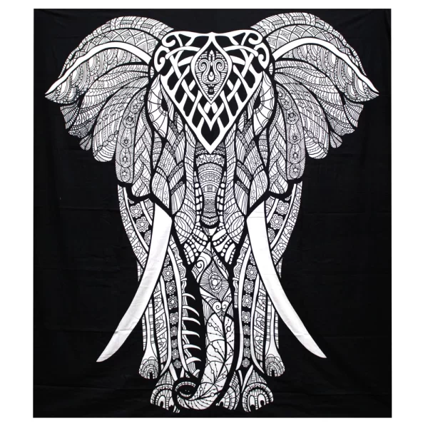 Tagesdecke/Wandbezug | Baumwolle | Elefant | 230 x 200cm