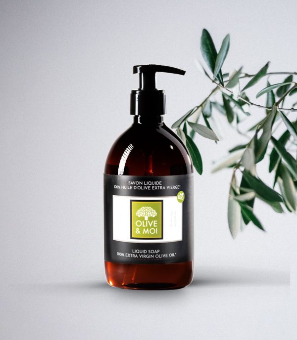 Olive |Flüssigseife 100% Bio Natives Olivenöl Extra | 500 ml