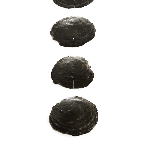 Muschelgirlande Capiz Medium | Anthrazit