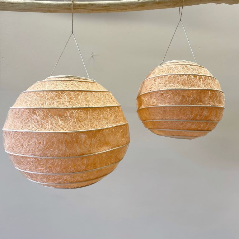 Lampion Peach | 35 cm – Bild 4